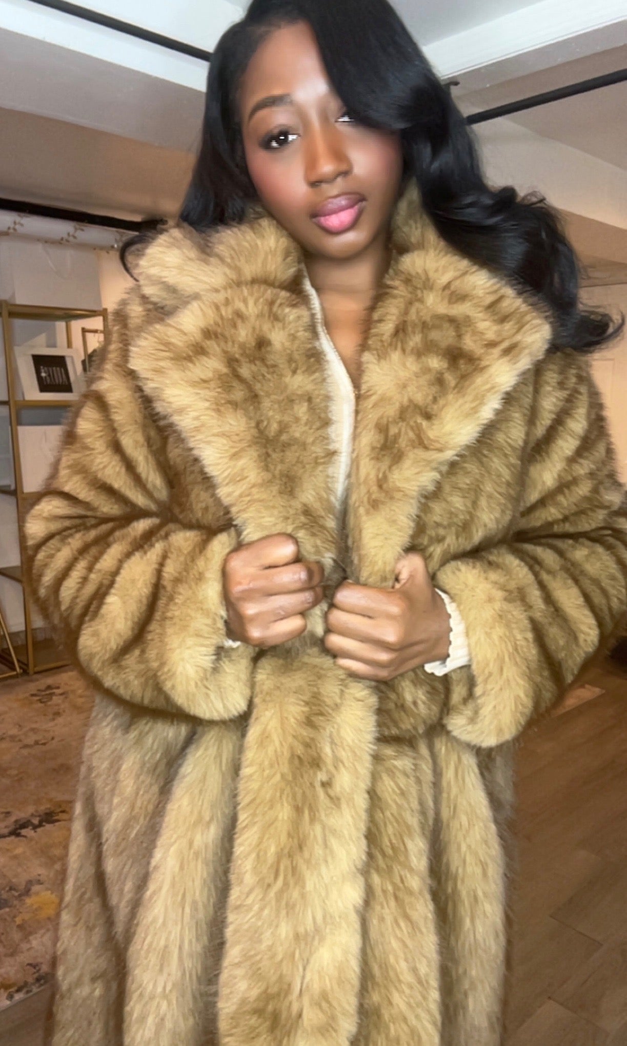 Faux Fur Coat