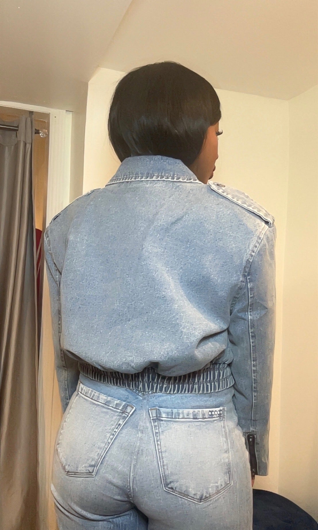 Denim Bomber Jacket