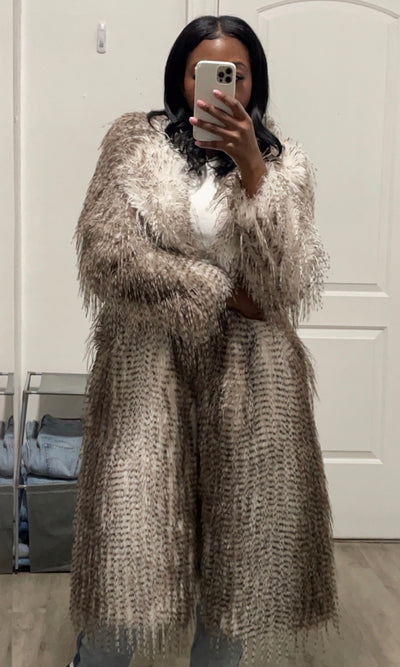 Feather Faux Fur